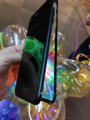 Coque magnétique de luxe en métal pour iPhone
