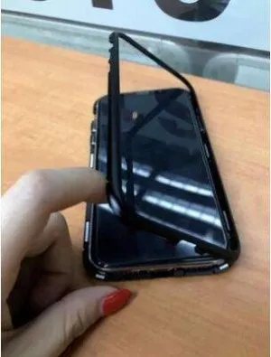 Coque magnétique de luxe en métal pour iPhone