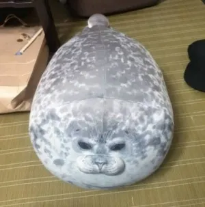 Coussin en Peluche - Forme de Phoque