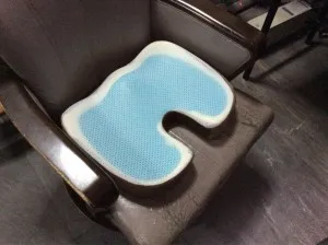 Coussin de siège orthopédique en gel