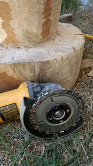 Disque meuleuse avec chaîne de 22 dents