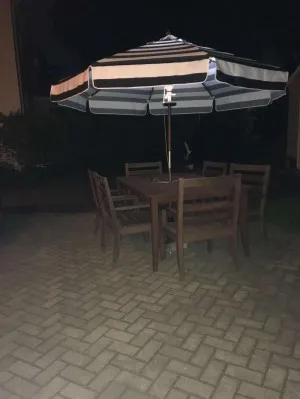 Eclairage LED Détachable pour parasol
