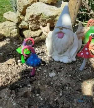 Elfe De Jardin En Résine