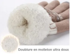 Gants Tactiles Molletonné
