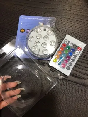 Lampes LED Submersibles (lot de 4)