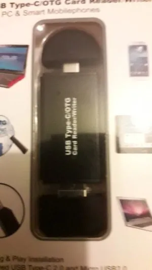 Lecteur de Carte 3-en-1 Micro USB, USB et Type C