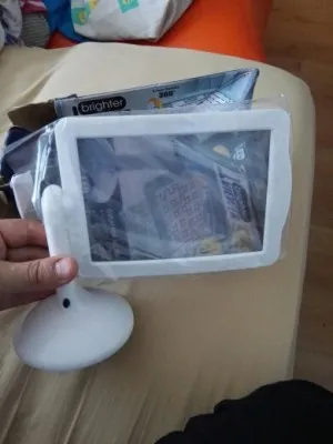 Loupe de lecture autoportante avec Éclairage LED