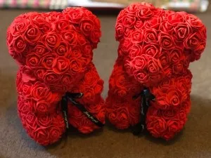 Ours en Peluche en Roses
