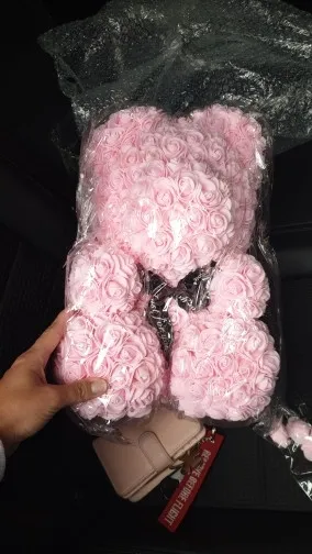 Ours en Peluche en Roses