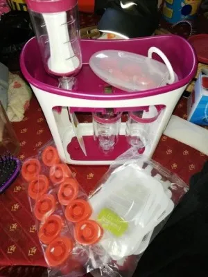 Ensemble De Pochettes D'Aliments Pour Bébé