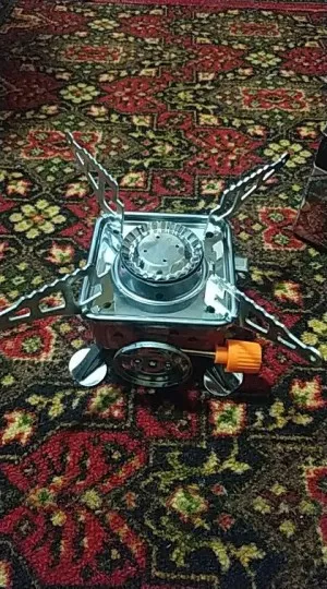 Réchauds de Camping Portable Brûleur à Gaz Pliable Ultra-léger