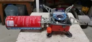 Réchauds de Camping Portable Brûleur à Gaz Pliable Ultra-léger