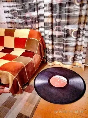 Tapis Disque Rétro
