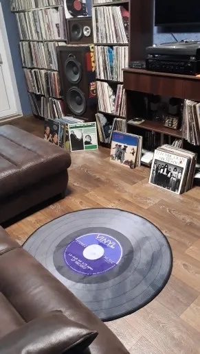 Tapis Disque Rétro