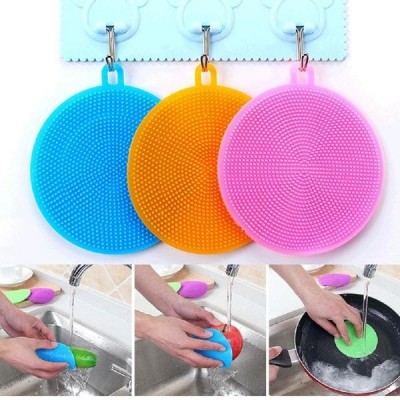Eponge de lavage En Silicone Pour Vaisselle