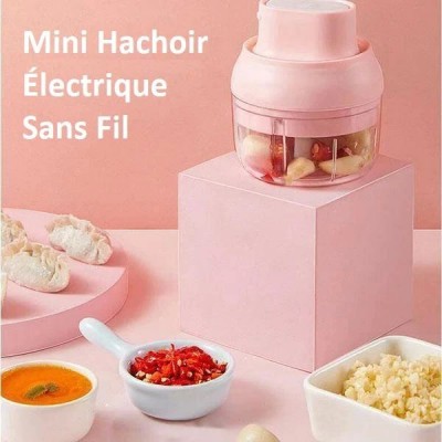 Mini Hachoir Électrique Sans Fil - HacheTout™