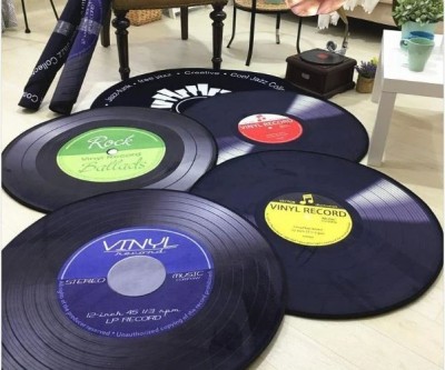 Tapis Disque Rétro