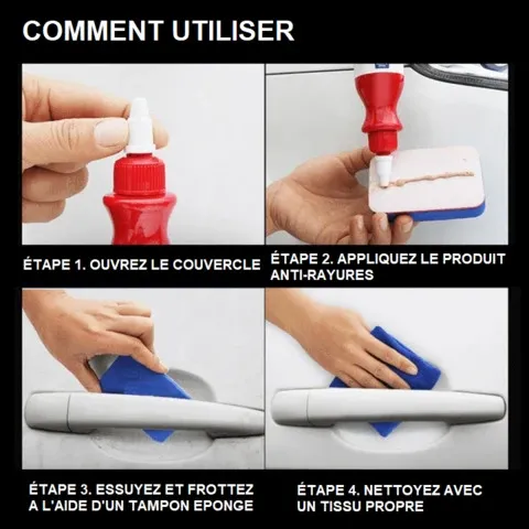 Kit de Traitement anti-rayures pour voiture Kit de Traitement anti-rayures pour voiture