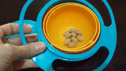 Bol Anti-déversement Pour Bébé - Rotation à 360° Bol Anti-déversement Pour Bébé - Rotation à 360°