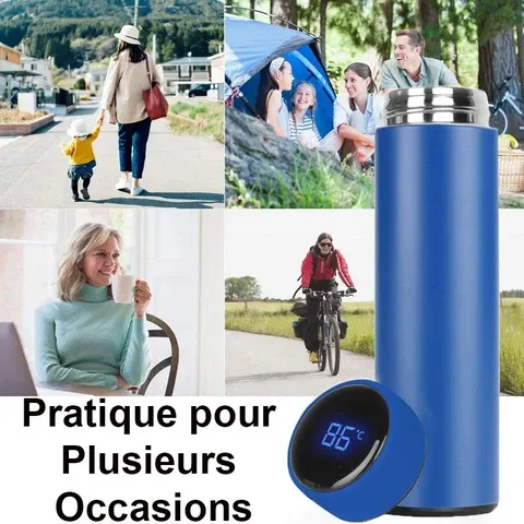 Bouteille Thermo Isotherme avec Affichage de Température Bouteille Thermo Isotherme avec Affichage de Température