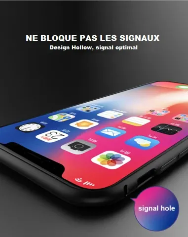 Coque magnétique de luxe en métal pour iPhone