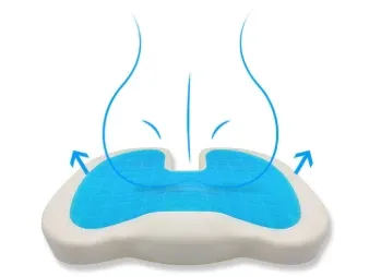 Coussin de siège orthopédique en gel