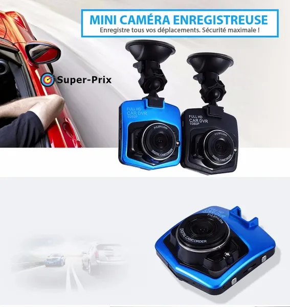Dashcam Caméra full hd 1080p embarqué pour voiture - prouvez votre droit en cas d