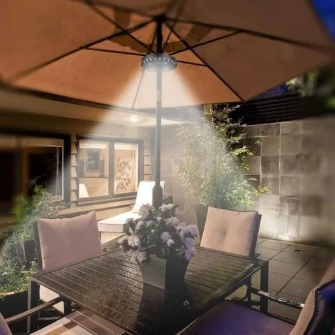 Eclairage LED Détachable pour parasol