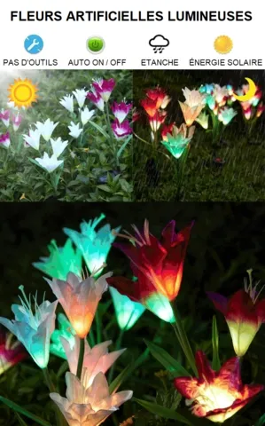 Fleurs Artificielles Lumineuses