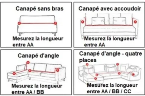 Housse De Canapé Extensible