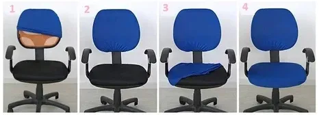 Housse Extensible Décorative Pour Chaise De Bureau Housse Extensible Décorative Pour Chaise De Bureau