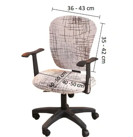 Housse Extensible Décorative Pour Chaise De Bureau
