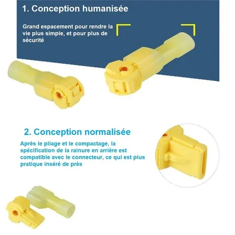 Kit De Connecteur Elecrique De Fils en T