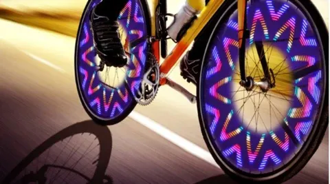 Lumière à effets pour Roues de Vélo