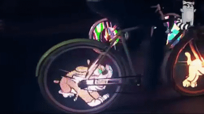 Lumière à effets pour Roues de Vélo