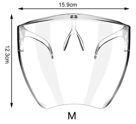 Masque Visière Anti-Projection Réutilisable - HealthCare™ Masque Visière Anti-Projection Réutilisable - HealthCare™