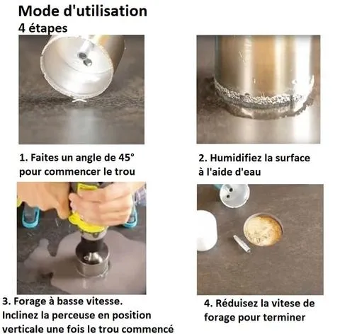 Mèche De Forage Pour Carrelage (10 pièces)