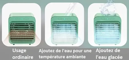 Mini Climatiseur Rechargeable à Eau