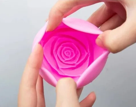 Moule à Glaçon Rose 3D En Silicone Moule à Glaçon Rose 3D En Silicone