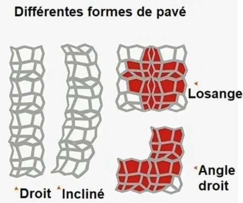 Moule à Pavé pour Carrelage de Jardin