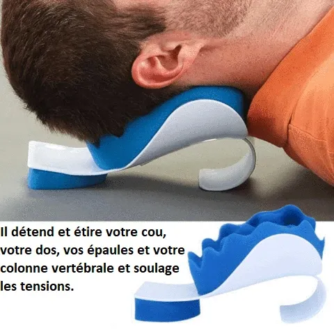 Oreiller pour le soulagement les Douleurs du Cou et des Épaules Oreiller pour le soulagement les Douleurs du Cou et des Épaules