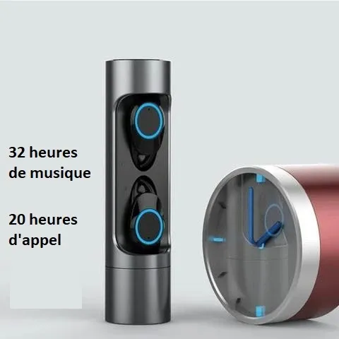 Écouteurs Microphone Bluetooth 5.0 à Commande Tactile Écouteurs Microphone Bluetooth 5.0 à Commande Tactile