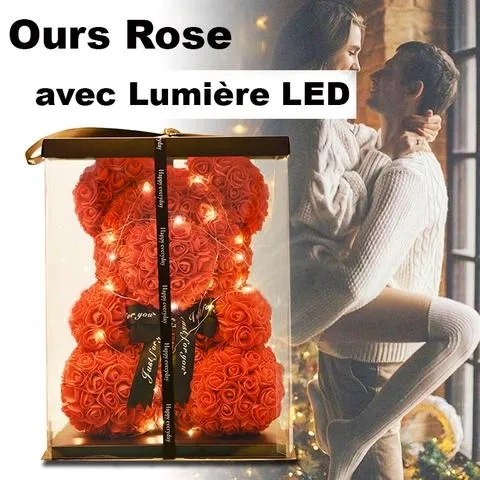 Ours en Peluche en Roses