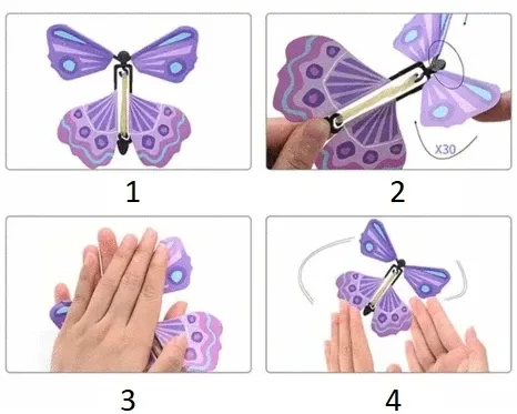 Papillons Magiques (Lot de 5)