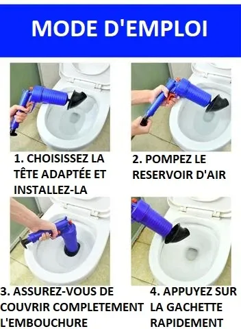 Pistolet Déboucheur De Toilettes Et Évier