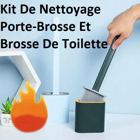 Porte-Brosse Et Brosse De Toilette - Kit De Nettoyage