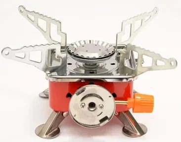 Réchauds de Camping Portable Brûleur à Gaz Pliable Ultra-léger