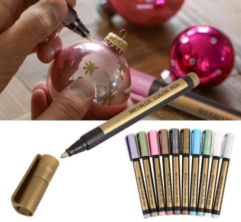 Stylo - Marqueur Peinture | Pierre - Verre - Corporelle - STA™ (lot de 10)